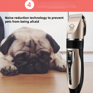 पालतू कुत्ते शेवर क्लिपर्स पशु बाल कटटर कम शोर इलेक्ट्रिक शांत बाल ट्रिमर पालतू - Product Image 6