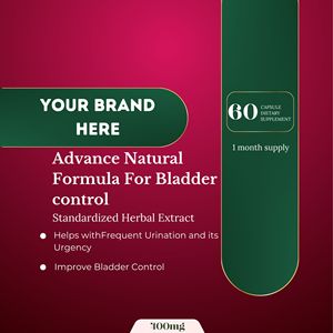 บรรจุภัณฑ์ดรัมน้ำมันแคปซูลเคลือบ UV สารสกัดสมุนไพรเกรดอาหารควบคุมกระเพาะปัสสาวะฉลากส่วนตัว - Product Image 2