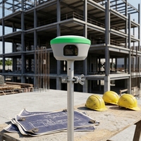 Récepteur GNSS RTK UNIQUENAV U20, 1408 canaux, radio UHF 5W, base 1.5W LoRa Rover, stockage 32 Go, mesure AR et laser, IP68