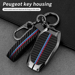 Porte-clés de <span class=keywords><strong>voiture</strong></span> pour Peugeot 208 2008 308 3008 4008 5008 408 508 107 301 <span class=keywords><strong>Citroen</strong></span> C4L C6 <span class=keywords><strong>C3</strong></span>-XR Picasso C4 CACTUS C5 DS4 DS5 - Product Image 2