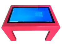 43 55 65 pouces oem table tactile multi-doigts fenêtres tout en un panneau pc kiosque table de jeu d'affichage numérique pour l'école des enfants