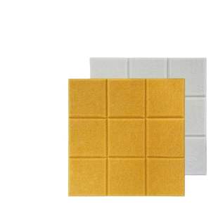 Panneau insonorisant à grille à 9 grilles, panneau d'isolation phonique épaissi et crypté, panneau ignifuge, panneau de décoration intérieure, - Product Image 1