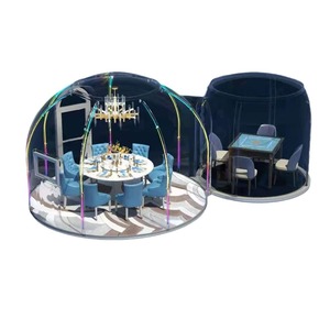 Serre moderne en polycarbonate avec structure en aluminium pour fêtes et jardinage, facilement assemblable, véranda transparente - Product Image 1