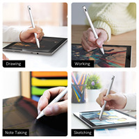 2024 Diskon Besar Pengalaman Halus Halus aluminium Aloi titik halus putih pena Stylus untuk Microsoft Surface Asus Dell Hp Acer