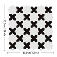 Autocollant mural 3D auto-adhésif, fleur, imperméable, écologique, papier peint PET à coller et à décoller pour la chambre à coucher, la cuisine, la décoration de maison en location