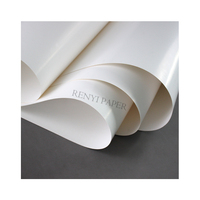 Carton ivoire recyclable anti-ondulation Renyi FBB Guangdong C1S 400 g/m² pour boîtes pliantes, papier d'impression pour cadeaux et artisanat, certifié SGS