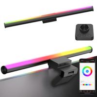 Technologie de soin des yeux Bureau moderne Lampe d'écran d'ordinateur de bureau Application USB WiFi Température de couleur réglable Luminaires LED à intensité variable Barre