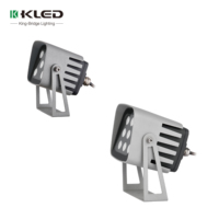 Projecteur LED KLED à haute luminosité, installation sur piquet, extérieur, corps en alliage d'aluminium, RGBW, IP66, angle de faisceau réglable, dimmable