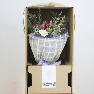 Custom Corrugated Board <strong>Flower</strong> Shipping Boxes Wholesale Fresh <strong>Flower</strong> Mailing <strong>Box</strong> - Product Image 3