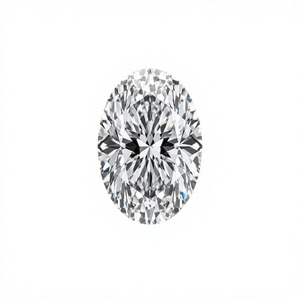 Diamant ovale de laboratoire de qualité supérieure, pierre brute, clarté VVS1-VVS2-VS1, taille VG à excellente, éclat blanc pour la fabrication de bijoux fins - Product Image 2