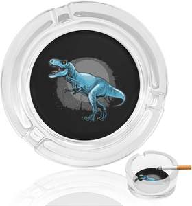 Cenicero de Vidrio Portátil Personalizado con Logotipo, sin Humo, para Cigarros y Cigarrillos, OEM para Accesorios de Fumar, Cenicero de Bolsillo Manual de Venta Caliente - Product Image 4