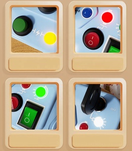 Console di Gioco Intelligente in Plastica per <span class=keywords><strong>Bambini</strong></span> <span class=keywords><strong>2</strong></span>-4 <span class=keywords><strong>Anni</strong></span>, Tavola Sensoriale Montessori con Luci per l'Educazione Precoce - Product Image 5