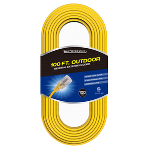 100ft 12/3 sjtw Đen ngoài trời điện mở rộng dây thắp sáng kết thúc 5-15p cho thiết bị nhà chúng tôi cắm tiêu chuẩn nữ loại kết thúc NEMA - Product Image 4