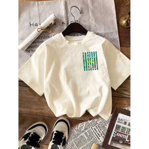 Camiseta Urbana Personalizada de Gran Gramaje, Impresión DTG, Algodón, Manga Corta, Cuello Redondo, 320g, Jersey, Diseño Gráfico Oversize para Hombre - Product Image 5
