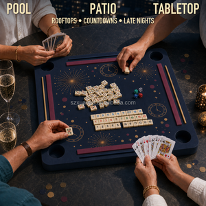 Alfombrilla <span class=keywords><strong>de</strong></span> espuma EVA para mesa <span class=keywords><strong>de</strong></span> Mahjong flotante <span class=keywords><strong>de</strong></span> Año Nuevo, multiusos, para Mahjong americano, <span class=keywords><strong>Rummy</strong></span> y <span class=keywords><strong>cartas</strong></span> impermeables - Product Image 5