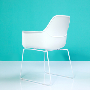 Worthbuy — chaise de <span class=keywords><strong>salle</strong></span> <span class=keywords><strong>à</strong></span> <span class=keywords><strong>manger</strong></span> en plastique, modèle Simple, <span class=keywords><strong>à</strong></span> bas prix, avec accoudoir - Product Image 5