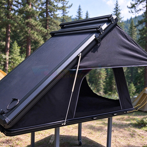 Tente de toit en alliage d'aluminium, double couche Oxford, capacité 4 saisons, grand espace, pour camping en voiture et overland - Product Image 1