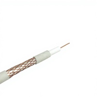 Câble RG59 de performance supérieure pour l'intégrité du signal, connecteurs nickelés, expédition rapide, prêt à être expédié, connexion fiable