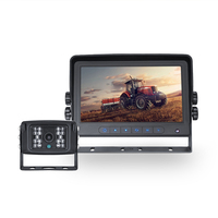Sistema de cámara de visión trasera HD para coche, pantalla IPS de 7 pulgadas, marcha atrás, autobús escolar, camión, resistente