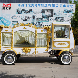 Carro Funebre di Lusso Personalizzato dal Produttore per Processione Funebre, Furgone Mortuario Nero per Servizi Funebri in Vendita - Product Image 5