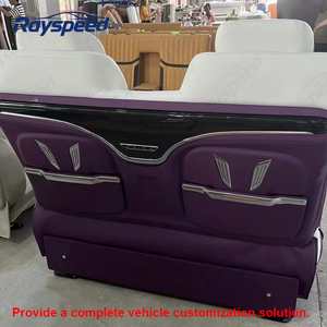 Sedili <span class=keywords><strong>VIP</strong></span> Riscaldati e Massaggianti Serie Crystal Throne 5.0 per Mercedes Benz Vito W447 Vclass Hyundai H1 Mpv Van Hiace - Product Image 4