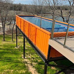 Piscina Portátil de Fibra de Vidrio para Spa, Fabricada a Medida por Fábrica Profesional, Contenedor de Envío, Piscina Grande para Exteriores de 20 pies y 40 pies - Product Image 4