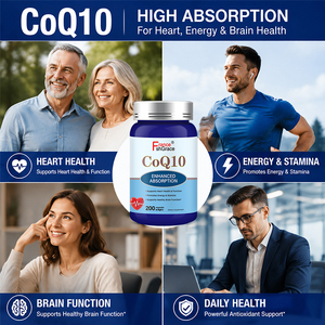 Complément alimentaire CoQ10 en gélules molles avec logo personnalisé pour la santé cardiaque, complément de CoQ10 pour hommes et femmes - Product Image 6
