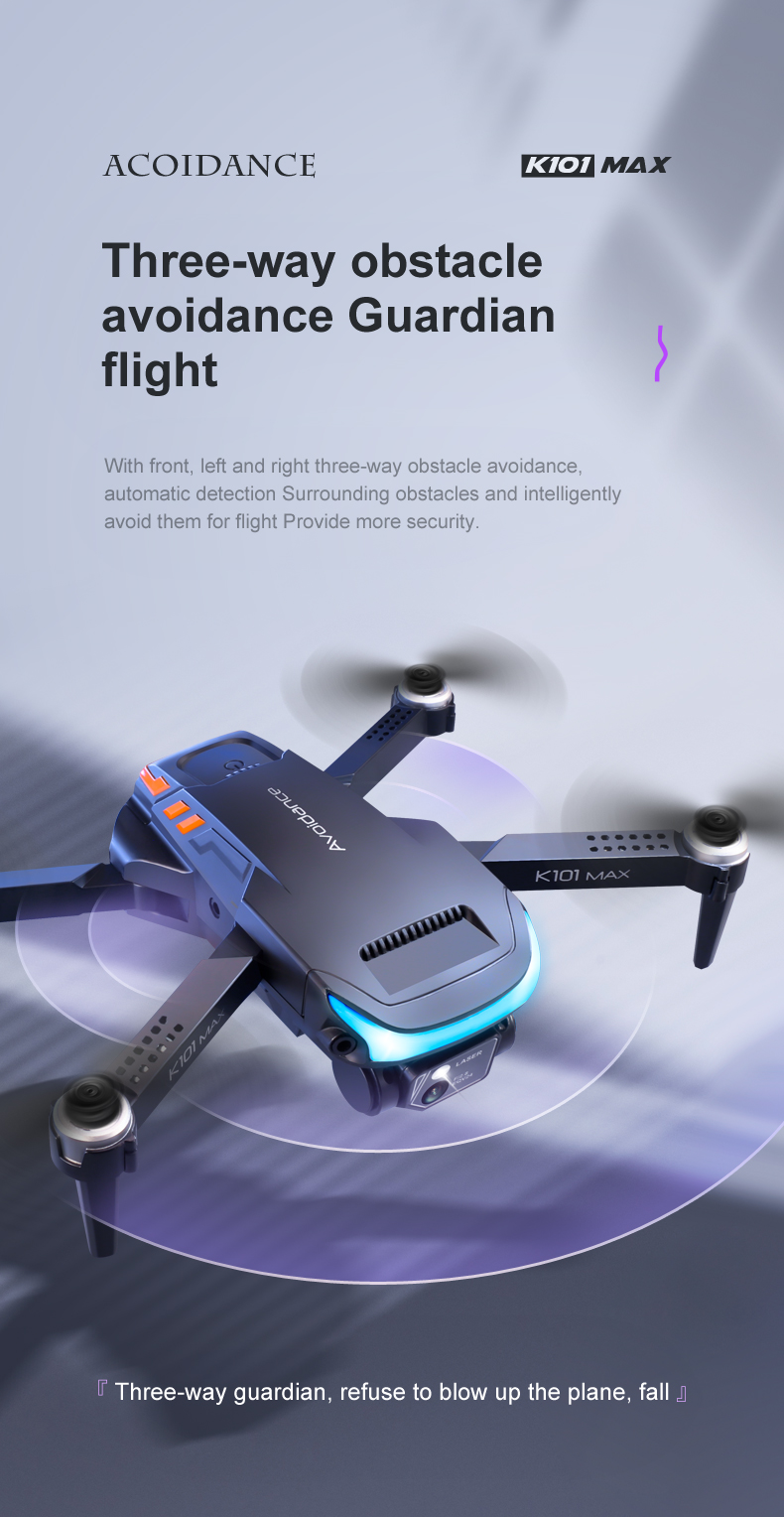 K101 Max Drone,  three-