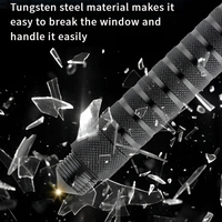 Hache industrielle multifonctionnelle pour extérieur, design tête de loup, lame en acier inoxydable, manche en aluminium, pour la lutte contre les incendies et la découpe d'os