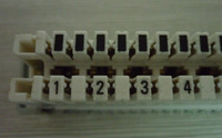 Bloc de jonction Krone IDC LSA-PLUS avec mise à la terre, module de déconnexion 10 paires