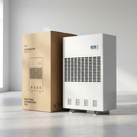 Nouveau déshumidificateur électrique industriel robuste de 30 kg/h, fabriqué par un fabricant OEM, avec réfrigérant R410A, pour entrepôts et usines.