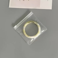Bolsas pequeñas de plástico para sellado de joyas, cierre de cremallera, bolsas transparentes para almacenamiento de exhibición de anillos, proveedor de logotipo personalizado