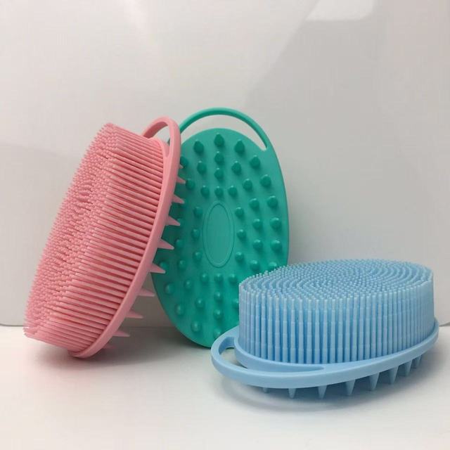 Scalp Massager Shampoo Brush Hair Scrubber for Exfoliation Soft Silicone Brush for Hair Growth