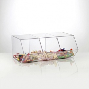 3 Tier for Modern Acrylic Candy Display Case & Storage Bin Box - Product Image 5