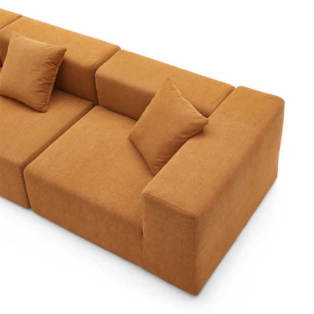Modular Compressed Sponge Sofa Compressed Sofa l Shape Bubble Sofa Compressed in Box