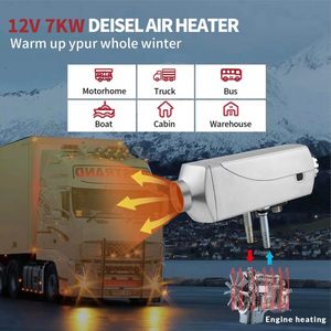 Calentador Diésel Doméstico de 7Kw 12V con Calefacción de Aire y Agua, Control Automático de Temperatura, Pantalla LCD, Equipo para Estacionamiento - Product Image 3