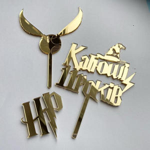 Birthday Acrylic <strong>Cake</strong> <strong>Decoration</strong> Set - Boys' Birthday Party Supplies <strong>Cake</strong> <strong>Decorations</strong> Topper - Product Image 2