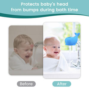 Extension de robinet de baignoire en silicone souple en forme de baleine et protection de bec - Product Image 2