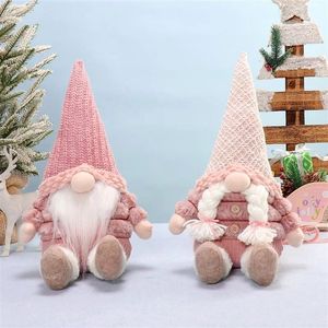 Adorable Juego de 2 Gnomos de Peluche Sentados, Muñeco de Peluche Suave de Navidad, Regalo Perfecto para las Fiestas y Decoración del Hogar - Product Image 1