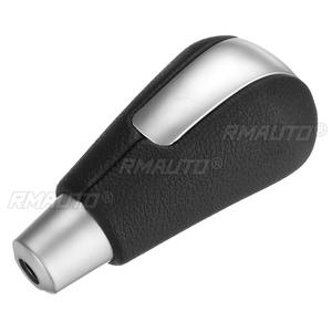 Levier de changement de vitesse pour voiture AT, pour Mazda 6 GG GH, pour Mazda 8 CX-7 MX5 RX8 Mazda 3 BK BL, cuir PU, chrome mat noir - Product Image 5