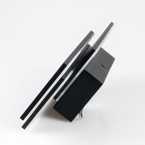 V-TAC VT-712 12W rettangolare LED parete luminosa moderna nero 4000K bianco caldo per la casa e il soggiorno - Product Image 3