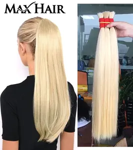 Sarışın 613 saç toplu 10A yüksek dereceli kaliteli ücretsiz kargo brezilya manikür hizalanmış düz bakire saç insan saçı