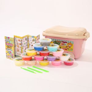 Foam Clay Gift Set for Kids Strong-Sealing Manual Knife Tool <b>Cube</b> Pattern Plastic Children's Clay Toy for Kindergarten - Product Image 3