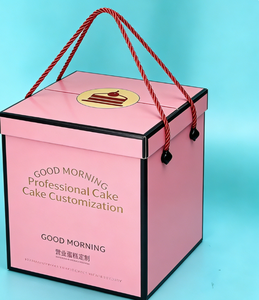 Boîte isotherme pour gâteaux haut de gamme avec poignée personnalisée - Boîte de livraison à chaîne du froid pour desserts - Product Image 4