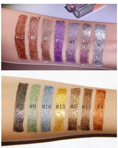 Оптовая продажа, жидкий хайлайтер Maquiagem, тени для век, губ, макияжа лица - Product Image 5