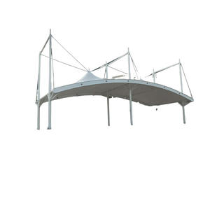 Struttura a Membrana per Parcheggio Esterno con Riparo per Auto Elettriche, Modello Q235, Edifici con Struttura in Acciaio 2 - Product Image 1