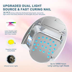 Công suất cao 72 wát LED <span class=keywords><strong>UV</strong></span> cao cấp Đèn hạt Nail đèn để sử dụng trong chuyên nghiệp tiệm nail sạc Nail đèn - Product Image 2