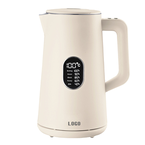 Elektrische waterkoker met digitale bediening, roestvrij staal, multifunctioneel, slimme waterkoker voor het koken van water met temperatuurregeling - Product Image 1