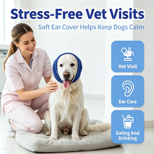 OEM Envoltura Suave de Punto para Orejas de Perro, Elástica, Reductora de Ruido, Calmante, Antiansiedad, Evita el Movimiento de las Orejas, Transpirable, para Mascotas - Product Image 3
