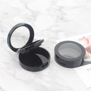 Cosmetic Foundation <strong>Case</strong> Compact Powder Packaging <strong>Square</strong> Clear Makeup Blush Palette <strong>Case</strong> Blush <strong>Empty</strong> Paper Custom Logo Box - Product Image 1
